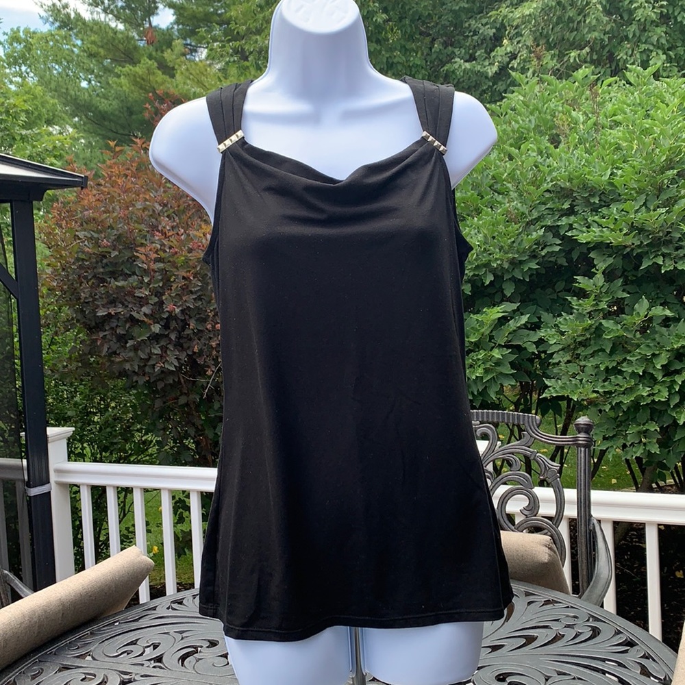 WHBM black sleeveless tank
